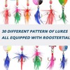 Trout Fishing Lure Roostertail Spinner Lures Kit Metal Spinner Spoon