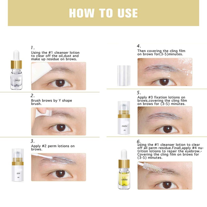 Eyebrow Lamination Kit Professional Instant Eyebrow Lift Kit for Salon