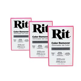 Rit Dye Laundry Treatment Color Remover Powder, 2 oz, 3-Pack