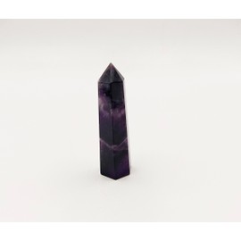 Pandiui23 Amethyst Tower Amethyst Crystal Wand Hexagonal Amethyst Crystal Column Rock Crystal Sticks Amethyst Tower (Amethyst, 7-8cm)