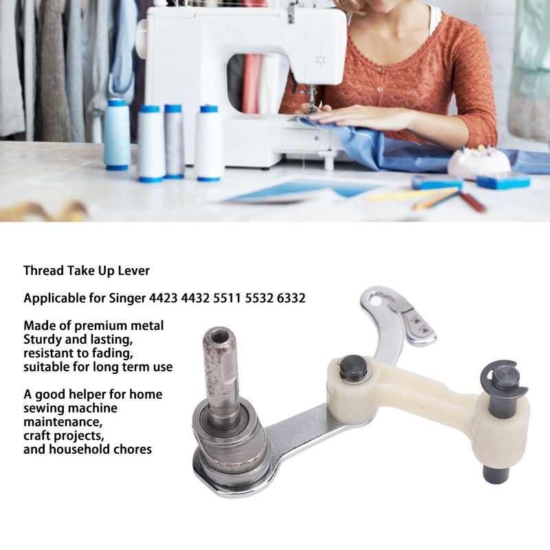 Thread Take Up Lever Sturdy Iron Sewing Machine Replacement Part