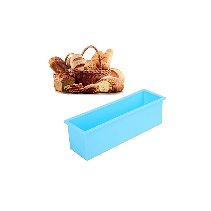 Molde de Silicona para Jabón, Molde Rectangular de Tostada de