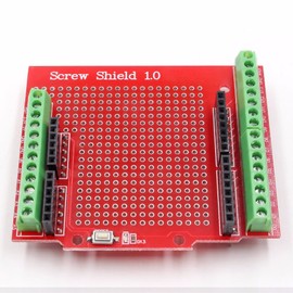 Youmile Proto Screw Shield Assembled Point Prototype Expansion Board D13 Universal LED for Opening Source Reset Button PCB Bareboard Double Sided PCB SMT Soldering DIY