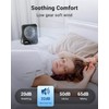 WHATOOK Small Desk Fan Personal Fans: 5000mah 25 Hours Battery