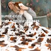 Fleece Blanket for Kids Boys Girls Soft Cow Print Throw