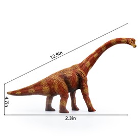 Large Brachiosaurus Toy 34 cm, Realistic Toy Figure, Educational Jurassic Dinosaur Action Figures for the Collection Party Favour Home Décor
