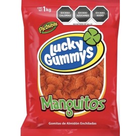 CUANDA S.A. DE C.V. 2 PACK LUCKY GUMMYS - MEXICAN CANDIES MANGUITOS