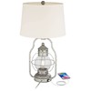 Franklin Iron Works Bodie Rustic Industrial Table Lamp with USB