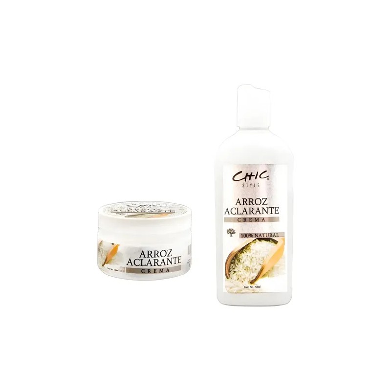 Combo Crema Facial + Crema Corporal Aclarante De Arroz