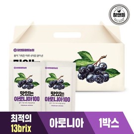 Cham & Deul Hwangto Nongwon 맛있는 아로니아100 70ml 30포 1박스(3박스 구매 시 1박스 더) Delicious Aronia 100 70ml 30 Packs 1 Box (Buy 3 Boxes Get 1 More)