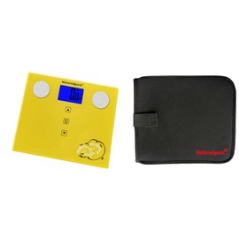 NatureSpirit Portable Biometric Body Composition Weight Scale with Body Fat, Water, Calorie