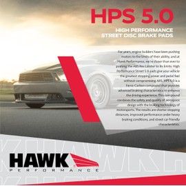Hawk Performance HB711B.661 HPS 5.0 Street Brake Pads