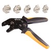 KF CPTEC Interchangeable Ratchet Crimping Tool Set of 6 Pieces,