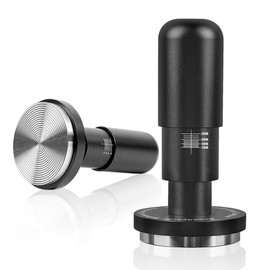58mm Calibrated Espresso Tamper, Coffee Tamper with 20-35lbs Adjustable Pressure Feature, Springs Loaded Tamper, Barista Espresso Tamper with Reliable Materials
