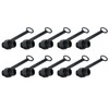 10Pcs M12 Connector Dust Cover, M12 Socket Panel Mount Dust