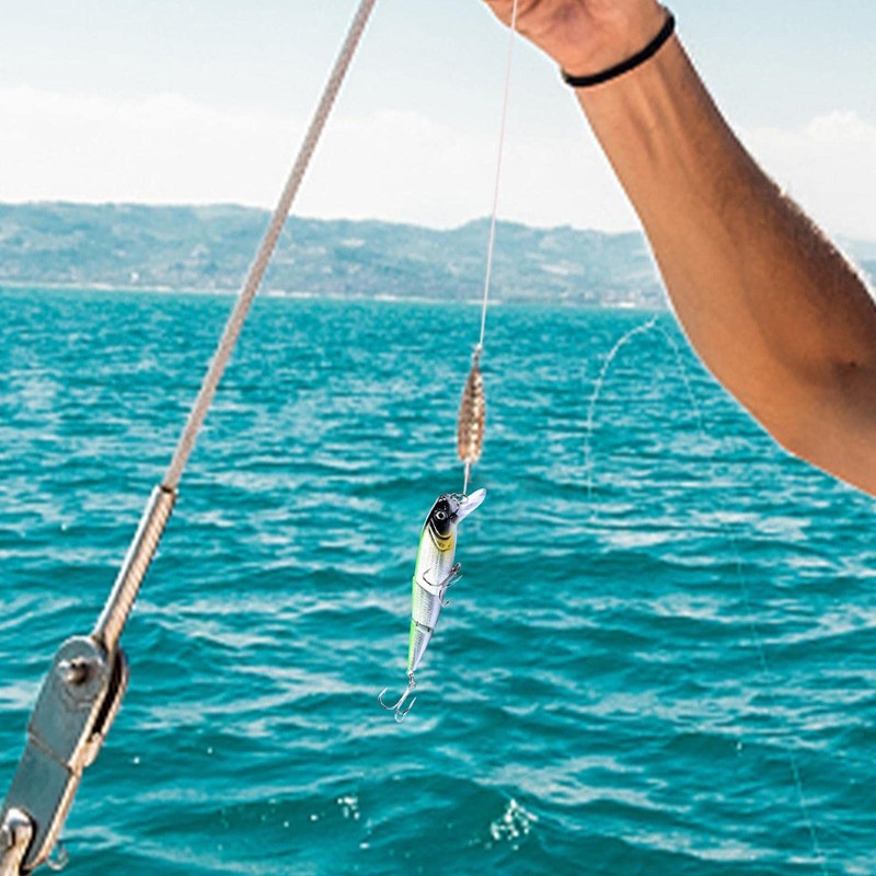 Minnow Fishing Lures | Three-Section Sinking Minnow Lures - Catfish