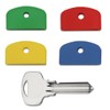 Set of Four Coloured Large Square Headed Identifying Key caps