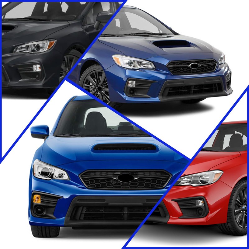 GearUp Fog Light Cover Driver and Passenger Side for WRX/WRX