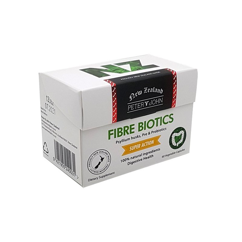 Peter & John 피터앤존 화이버 바이오틱스 차전자피 60캡슐 Peter &