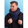 Manufaktur13 Knit Loop - Tube Scarf, Knitted Loop with Waffle