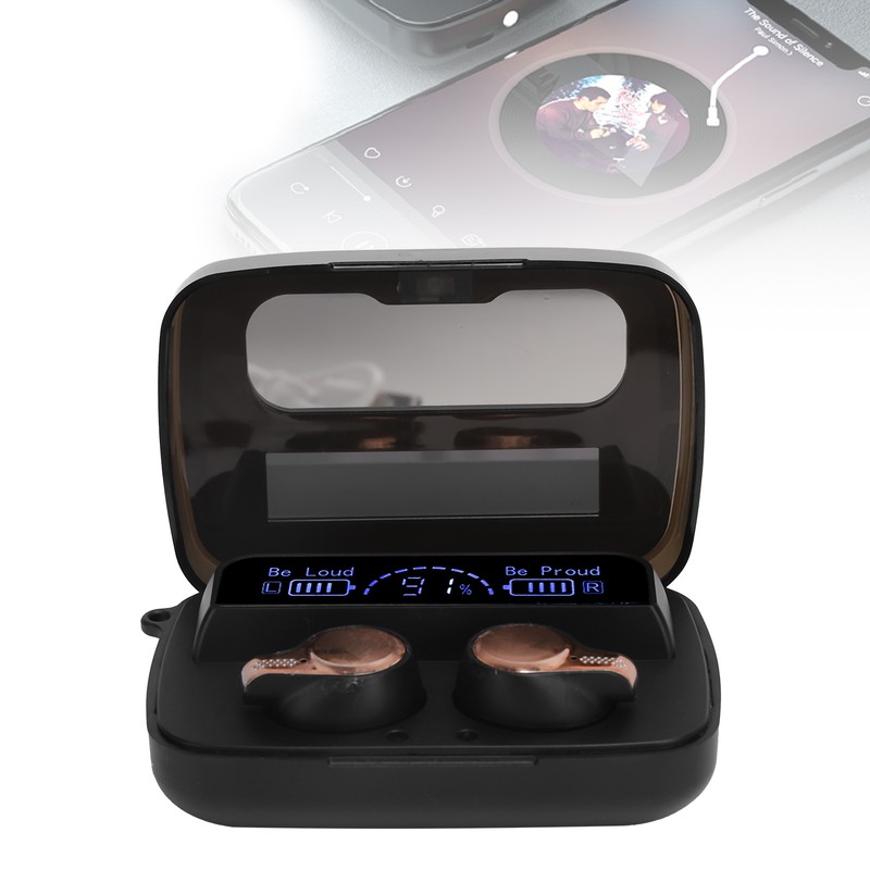 M918 Bluetooth TWS Headset HighDefinition Digital Display Earbuds Earphone for