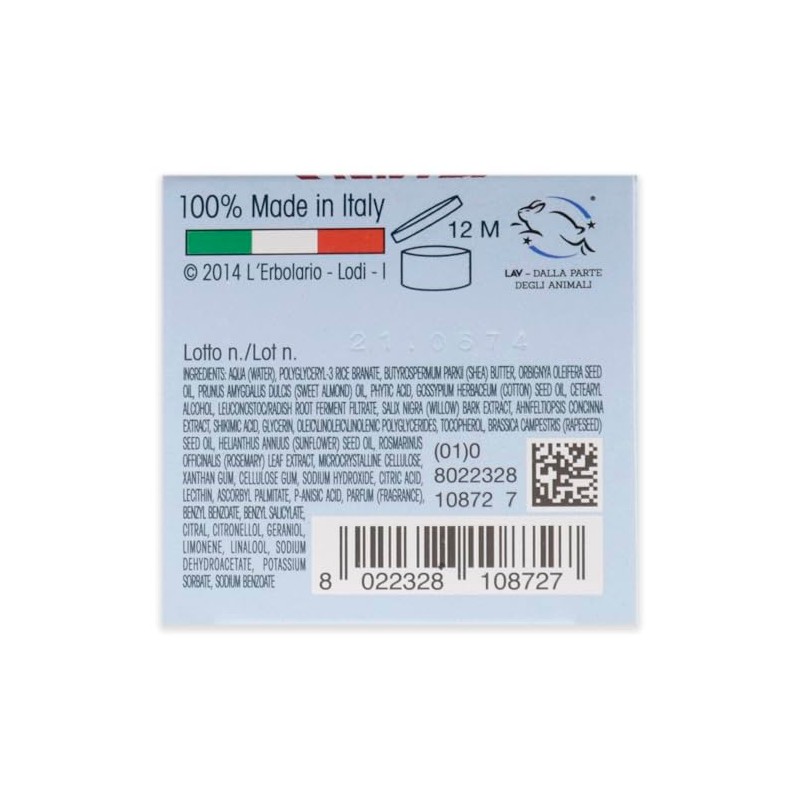 Smoothing Cream for Cracked Feet by Lerbolario for Unisex -