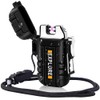 LcFun Waterproof Electric Lighter Windproof Dual Arc USB Rechargeable Flameless