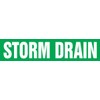 Accuform RPK673SSA Self-Stick"Storm Drain" Pipe Marker for 3/4" to 1-1/4"