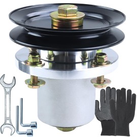 FULAIGE 783506 Spindle Assembly with 604664 Spindle Pulley Replaces 783506 Spindle Hustler Fastrak, Hustler Spindle 783506 for Hustler 54" RD FasTrak 935627, 936104, 941765 940387 943449CE Deck Mowers