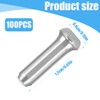 SGERUFZ 100 pieces end sleeves, bicycle end cap, end sleeve,