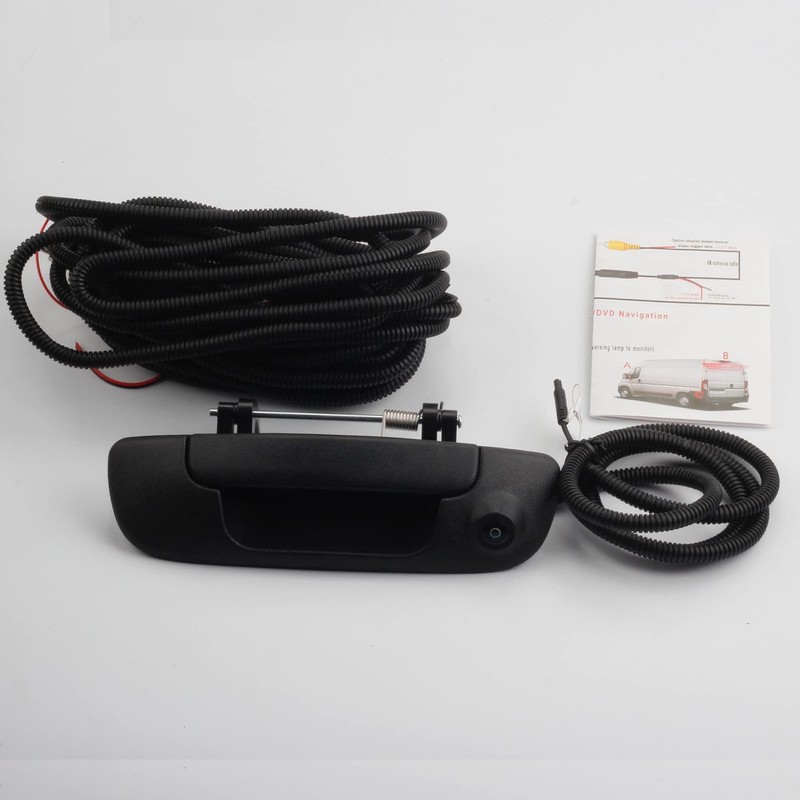 Dasbecan Tailgate Handle with Backup Rear View Camera Compatible with