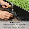 98Ft 3IN Landscape Edging,Garden Edging Border Kit with 150pcs Metal