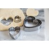Fox Run 3680 Heart Shaped Cookie Cutters, Stainless Steel, 5-Piece