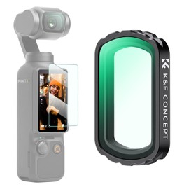 K&F Concept DJI OSMO Pocket 3 Magnetic Filter UV Filter Magnetic Adsorption Easy to Attach Lens Protection UV Cut AGC Optical Glass High Transmission 28-Layer Nano Coating Protective Filter Waterproof