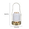 Cordless Rechargeable Lantern LED Table Lamp 3600mAh Battery Operated Stepless