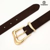 TRIWORKS Women's Belts for Jeans Pants Gold Buckle Fashion Waist