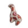 Unbranded Ceramic Giraffe Beads 1.2" Tall X .6" Long