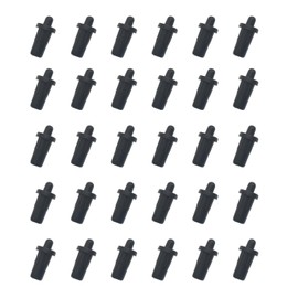 FDXGYH 30pcs Cabinet Door Repair Pins - Damper Replacement, Plastic Shutter, Spring Loaded Furniture Fittings Door Spring Pins (Black)