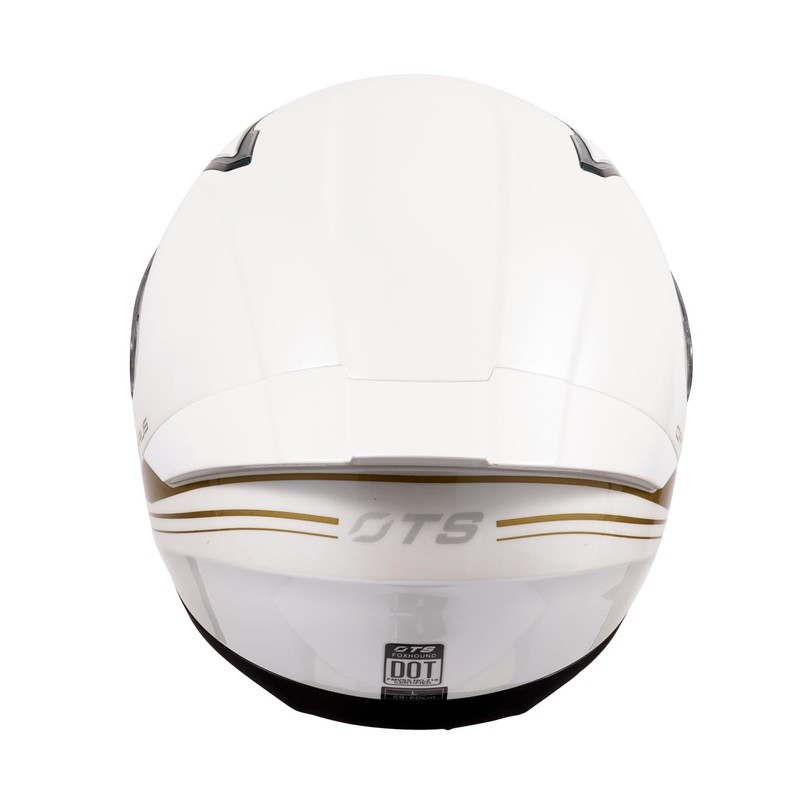 OTS Dual Clear & Tinted Visor Full Face DOT Motorcycle