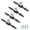 MengH-SHOP Crystal Drawer Knobs Diamond Shape Cabinet Pull Handle Drawer