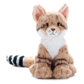 The Petting Zoo Sand Cat Plushie Stuffed Animal, Gifts for Kids, Wild Onez Wildlife Animals, Cat Plush Toy 12 inches