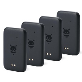 SourceNext | Pebblebee | Smart Tags to Find Keys, Wallets and More | World's First Anti-Lost Compatible with Apple and Google Networks (Tag Type, 4 Pieces)