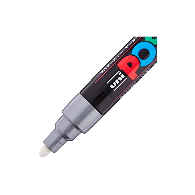 Uni Posca Medium Marker, Silver (PC5M.26)