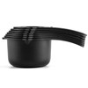 DOTINGHUX Measuring Cups Set of 7,Black