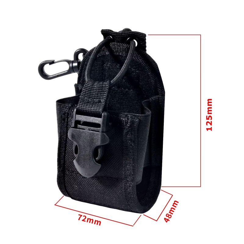 Radio/Transceiver Case Holder Pouch for Amateur Radios Commercial Specific Small
