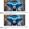 AC-MTORC Batwing Outer Fairing Lower Trim Skirt for Harley Touring