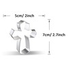 WJSYSHOP Crucifix Cross Crucifixion Shaped Cookie Cutter - H