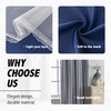 Anytime Home Curtains Blackout and Sheer Layered Solid Window Curtain