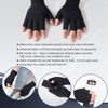 Arthritis Compression Gloves for Women Men, Fingerless Breathable & Moisture