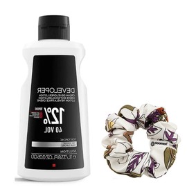 Topchic Developer 12% / 30 Volume Topchic Hair Color Developer 33.8 Ounce and Goomee Scrunchie (Bundle)